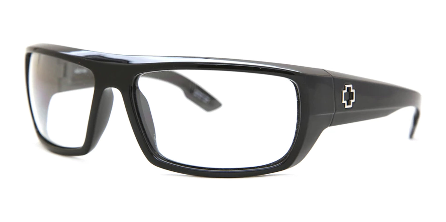 Spy Optic Bounty Black Rectangle Sports Wrap Safety Glasses - Eyedictive