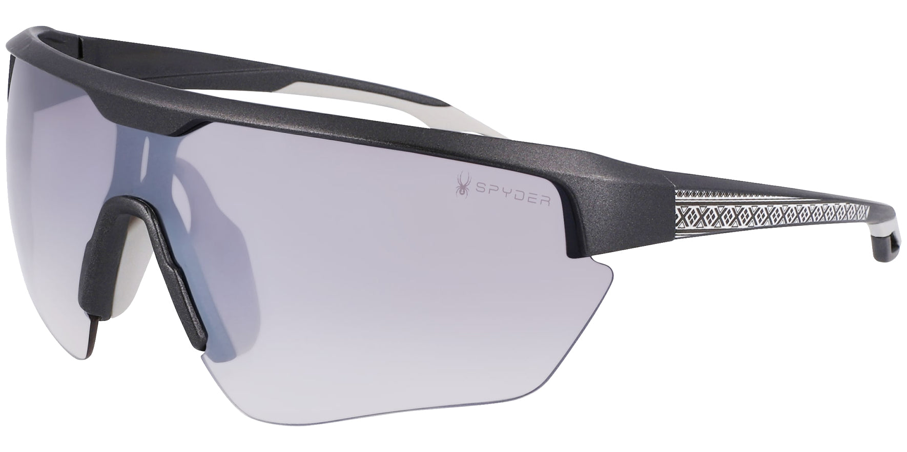 Spyder Alex Hall Semi-Rimless Shield w/ Mirrored Lens - Eyedictive