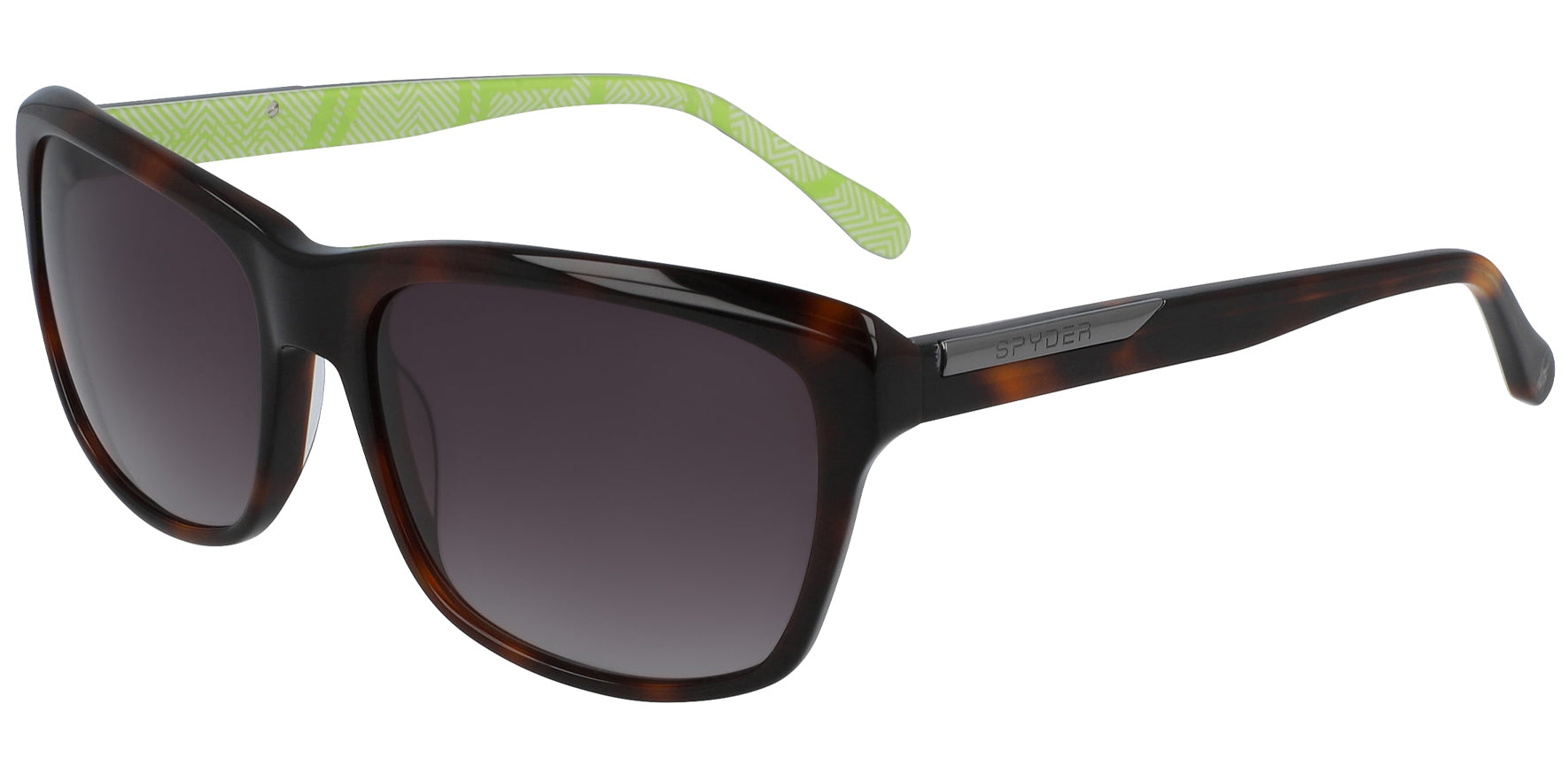 Spyder Classic Square w/ Patterned Inner Temples - Eyedictive