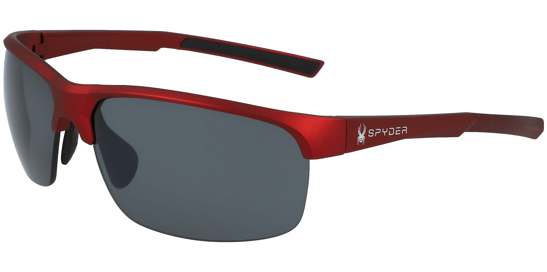 Spyder Polarized Red Semi-Rimless Wrap - Eyedictive