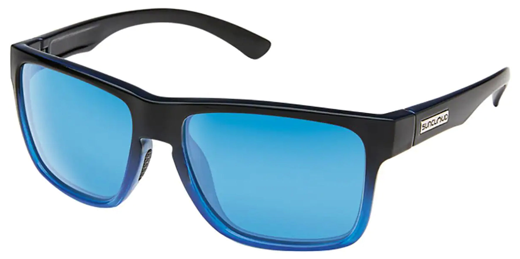 Suncloud Rambler Polarized Black/Blue Square Sport - Eyedictive