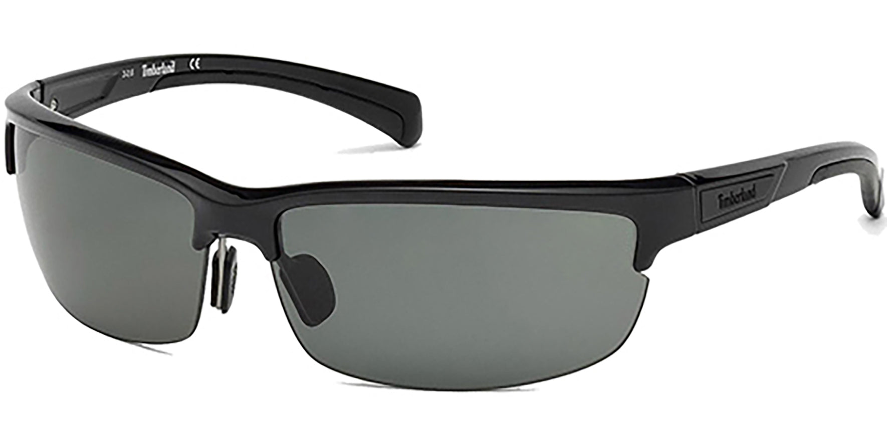 Timberland Polarized Semi-Rimless Sport Wrap - Eyedictive