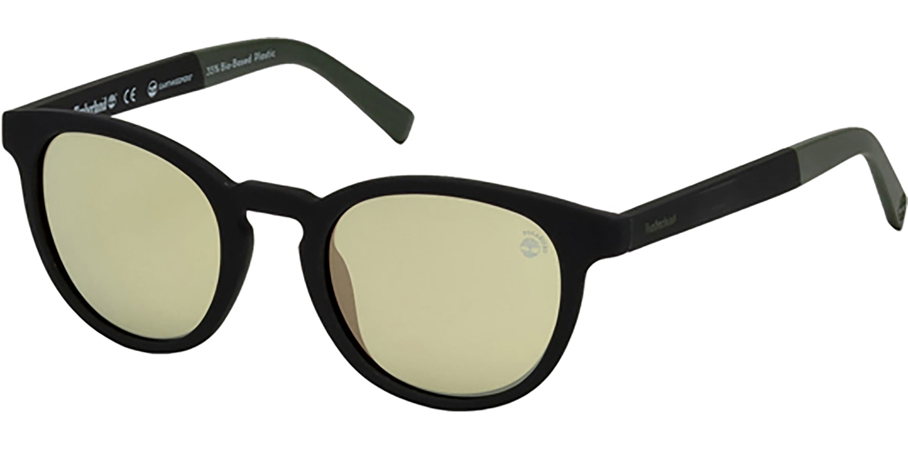 Timberland Polarized Round Classic w/ Mirror Lens - Eyedictive