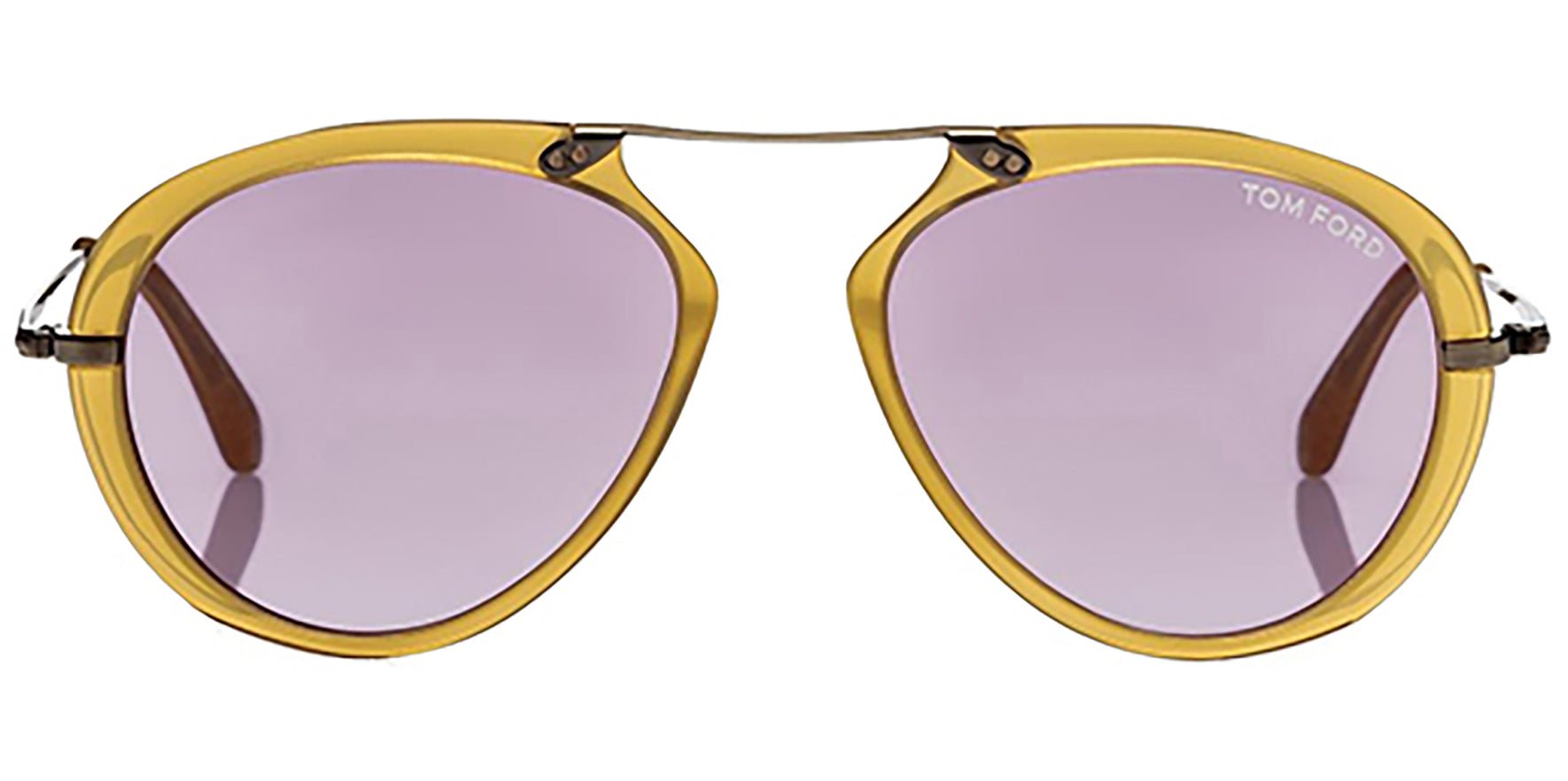 Tom Ford Aaron Aviator Shiny Yellow/Violet - Eyedictive