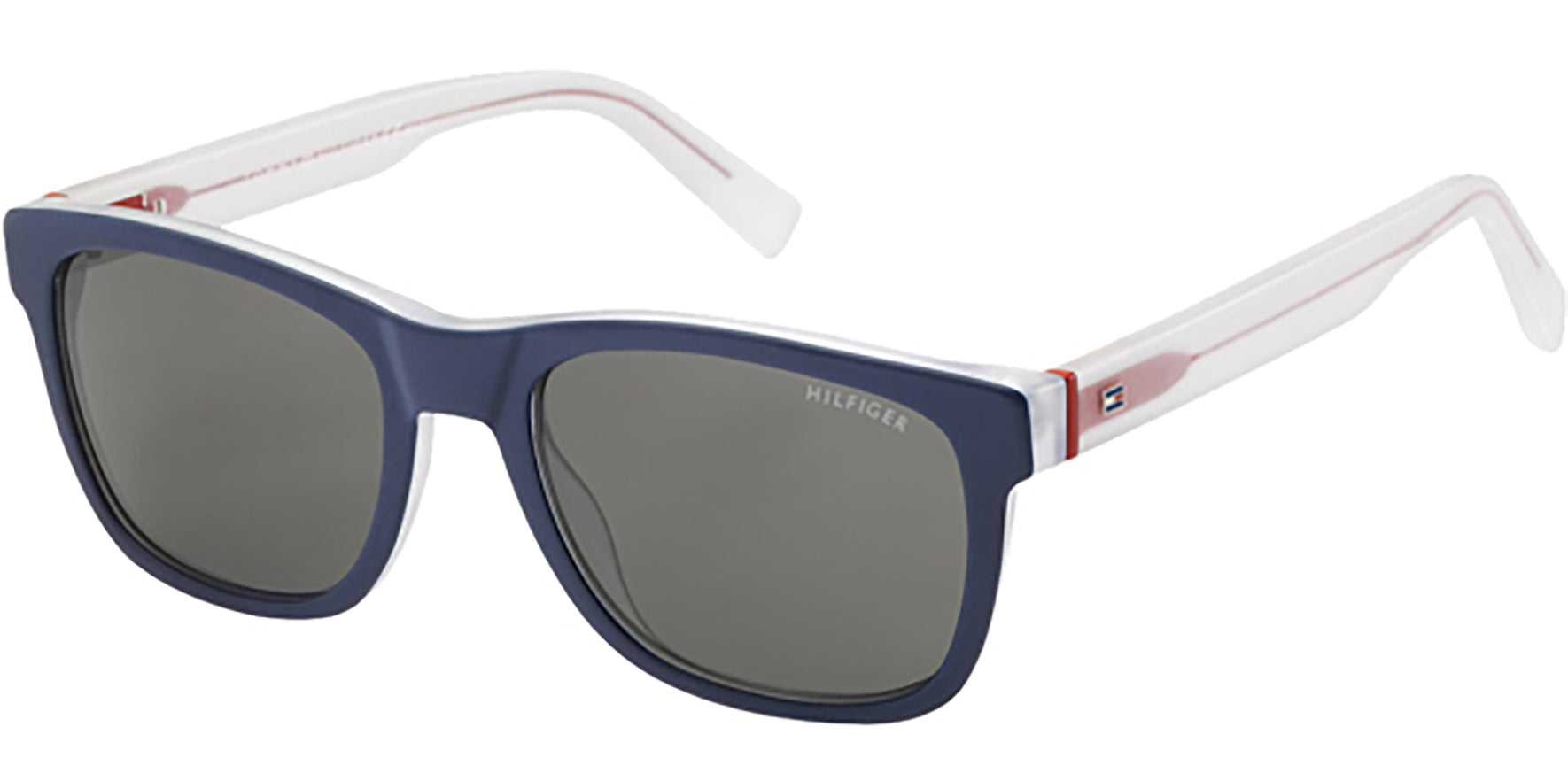 Tommy Hilfiger Blue/Crystal Square Classic - Eyedictive