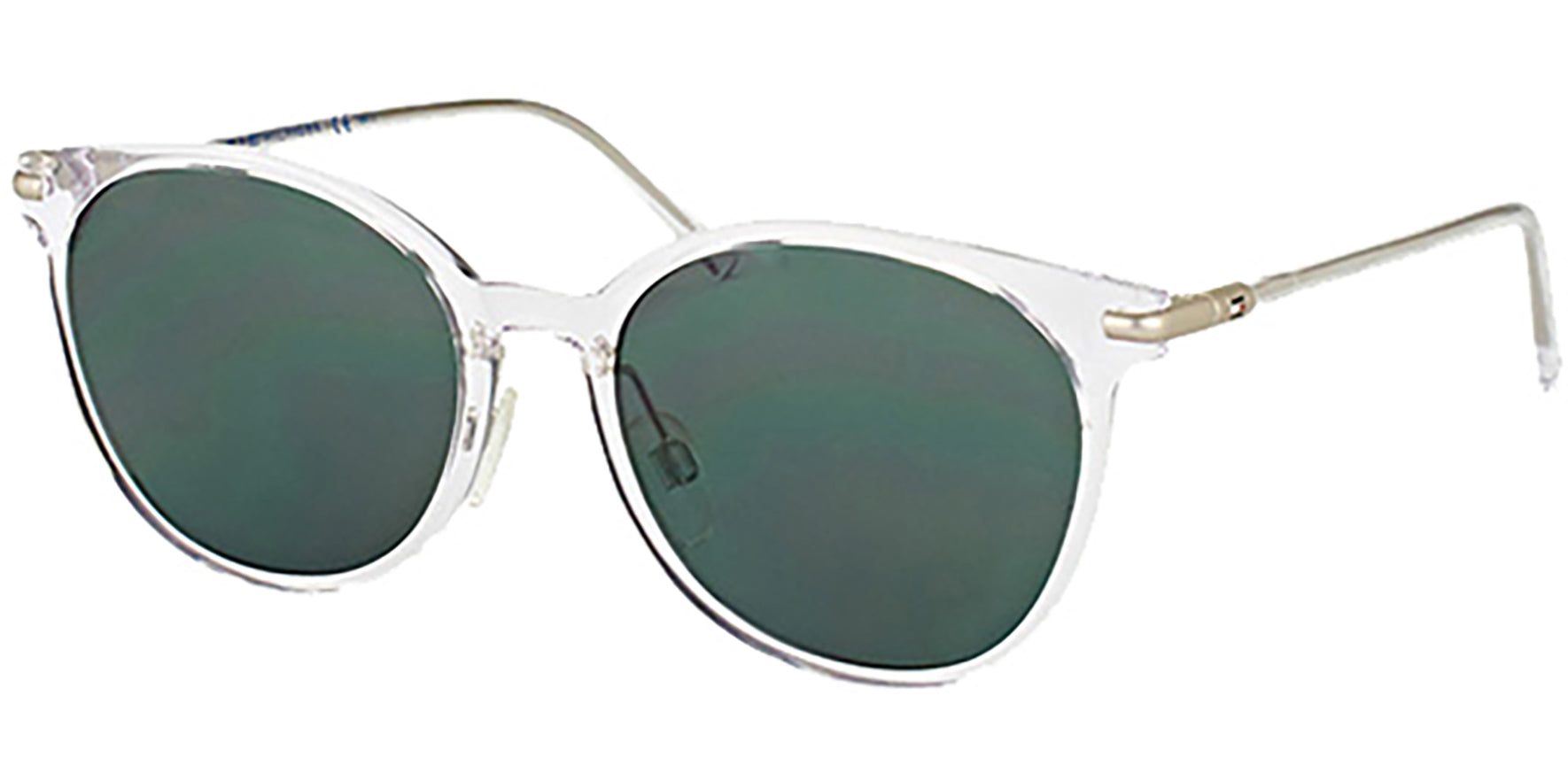 Tommy Hilfiger Clear Vintage Rounded Cat-Eye - Eyedictive