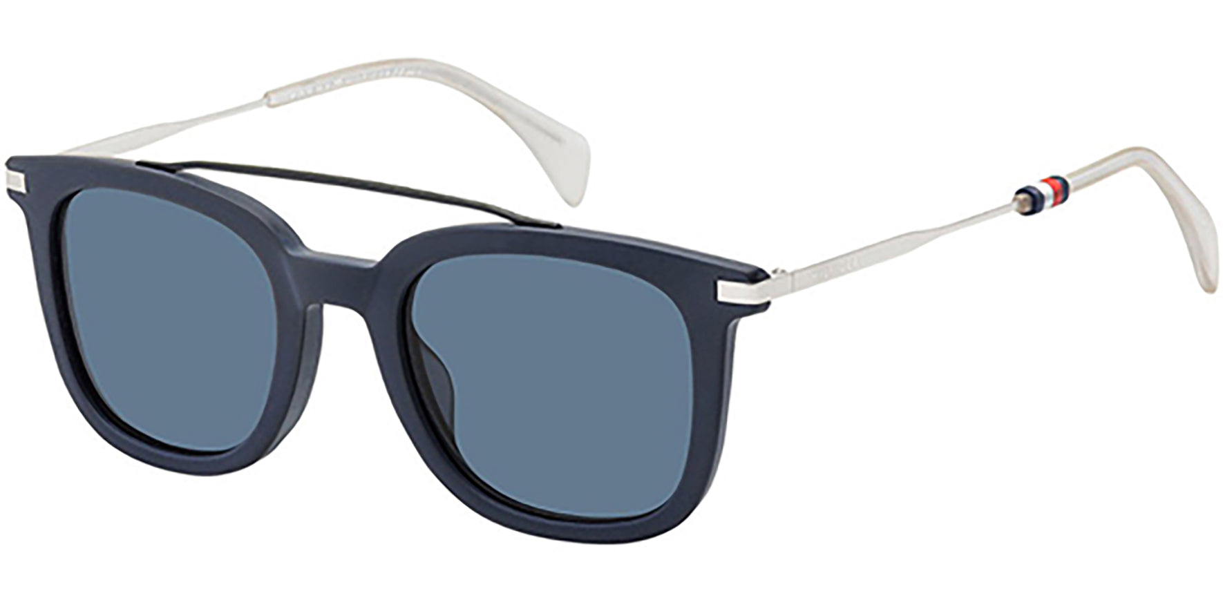 Tommy Hilfiger Blue Classic Square Brow Bar - Eyedictive