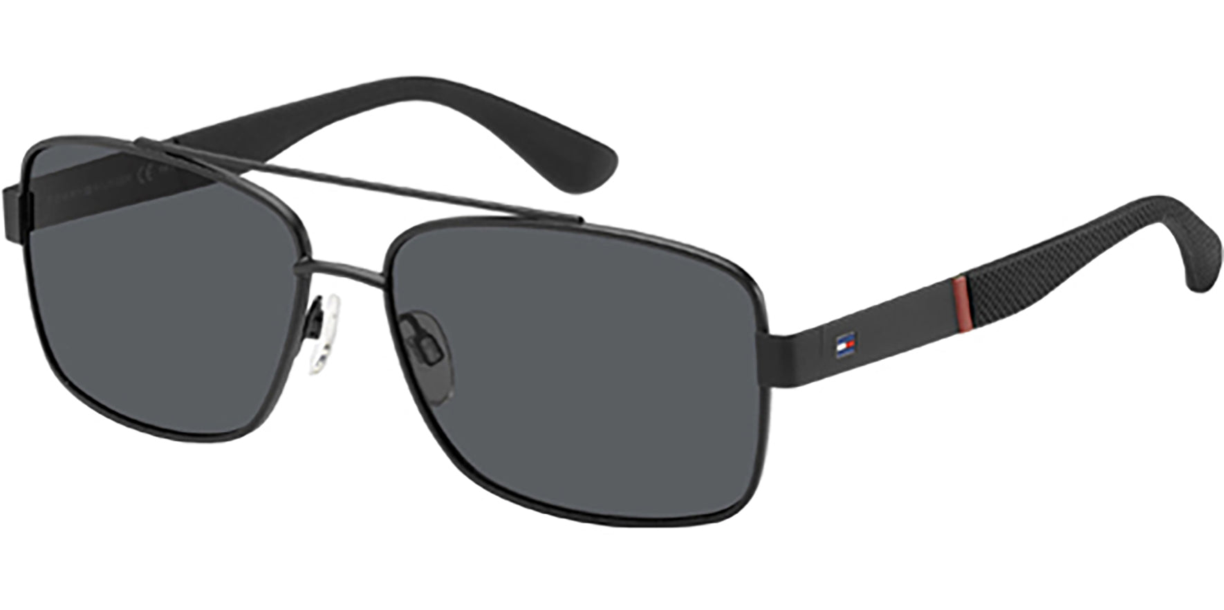 Tommy Hilfiger Metal Navigator w/Rubberized Temples - Eyedictive