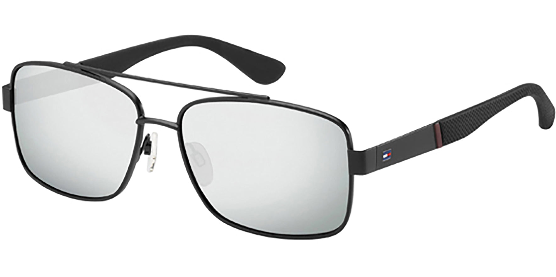 Tommy Hilfiger Metal Navigator w/Rubberized Temples - Eyedictive