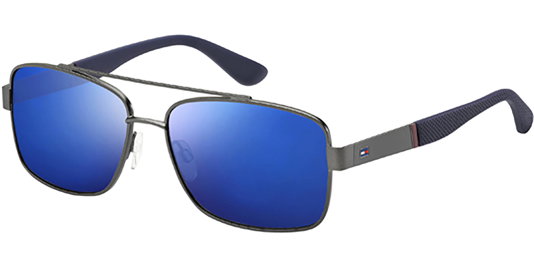 Tommy Hilfiger Metal Navigator w/Rubberized Temples - Eyedictive