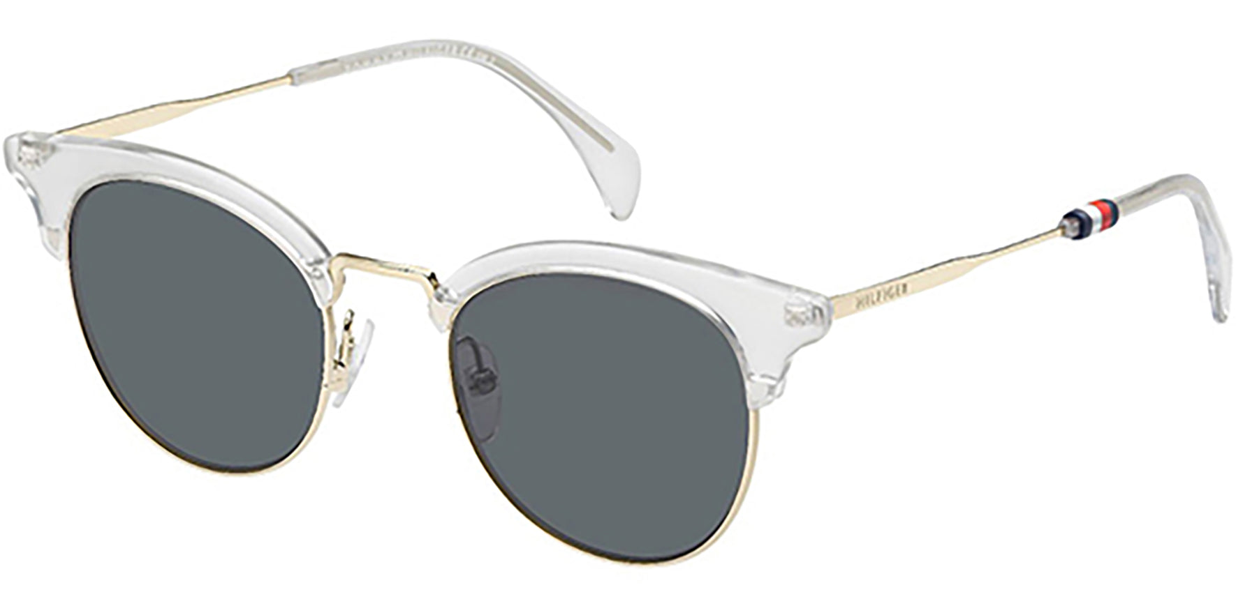 Tommy Hilfiger Crystal/Gold-Tone Brow-Line - Eyedictive