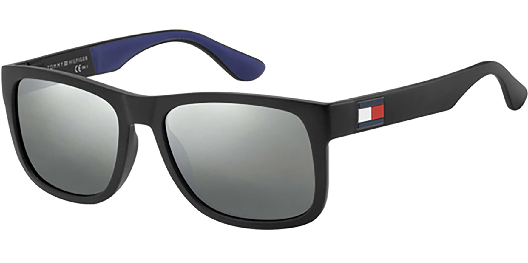 Tommy Hilfiger Matte Black Square Classic - Eyedictive