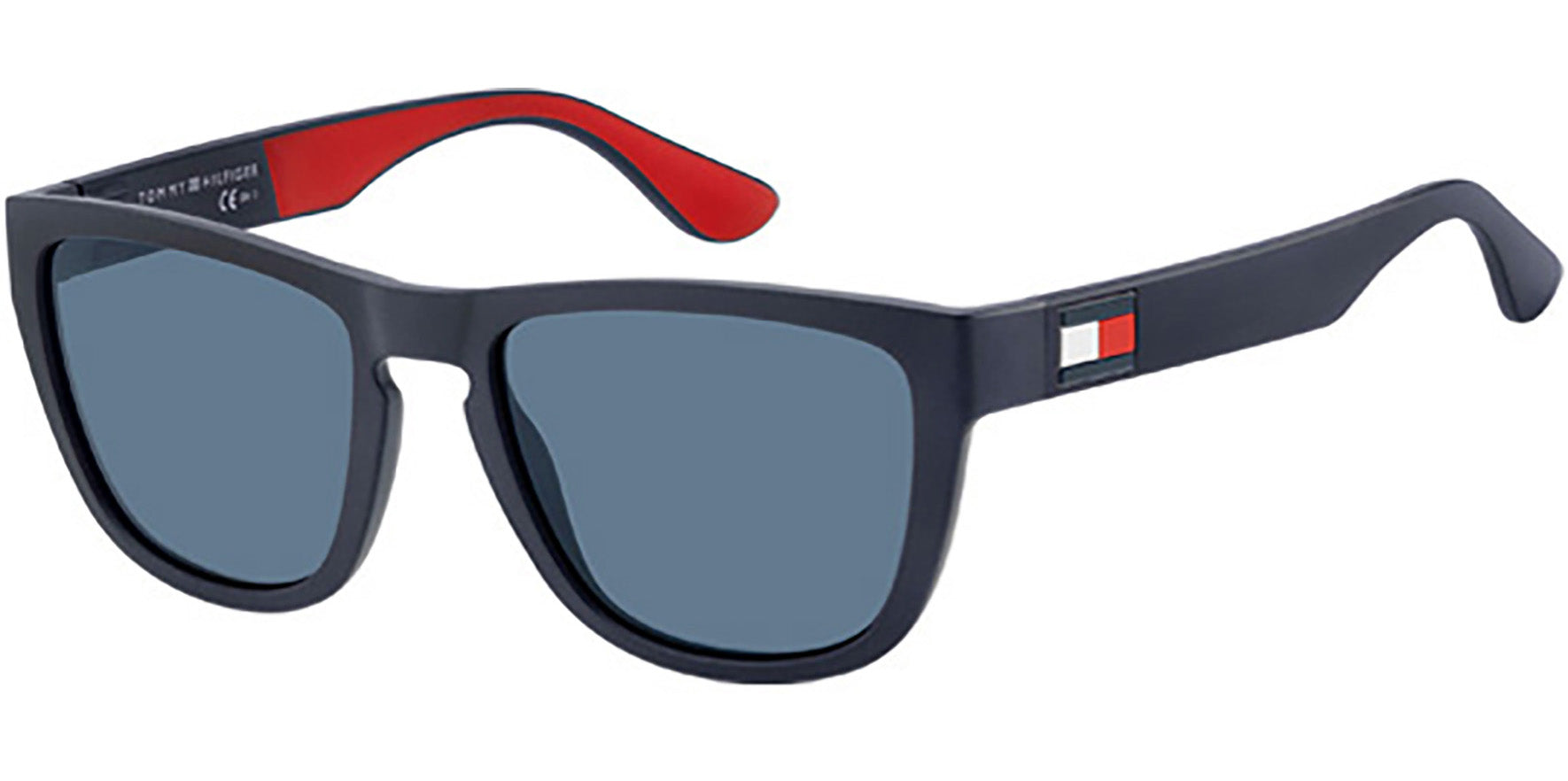 Tommy Hilfiger Matte Blue Soft Square - Eyedictive