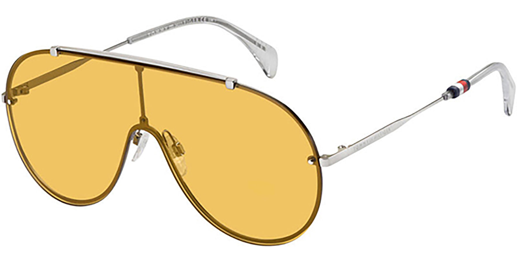 Tommy Hilfiger Yellow Shield Lens Aviator - Eyedictive