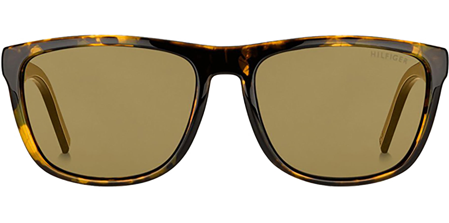 Tommy Hilfiger Dark Havana Square Sport - Eyedictive