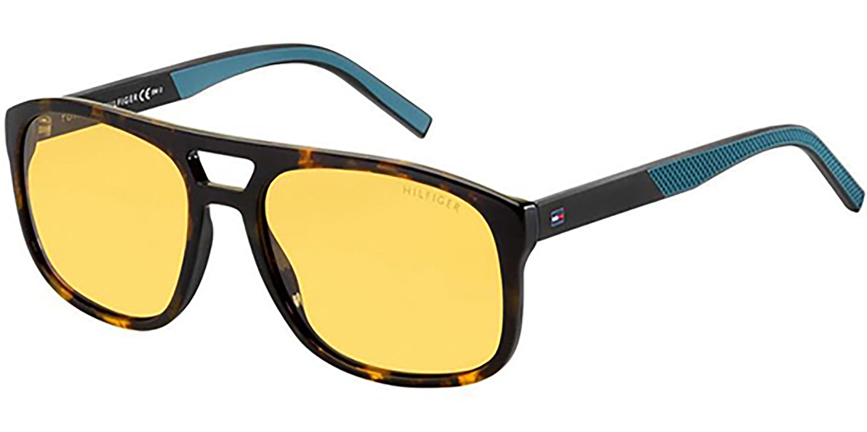 Tommy Hilfiger Vintage Style Havana Pilot - Eyedictive