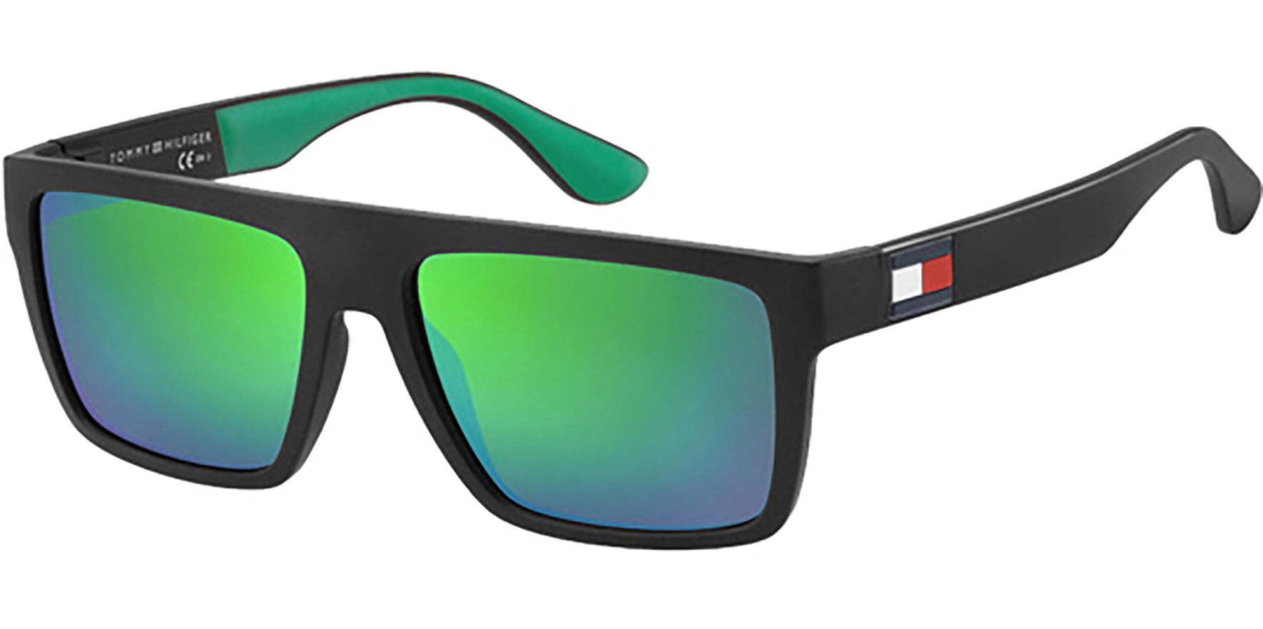 Tommy Hilfiger Black Flat Top Square - Eyedictive