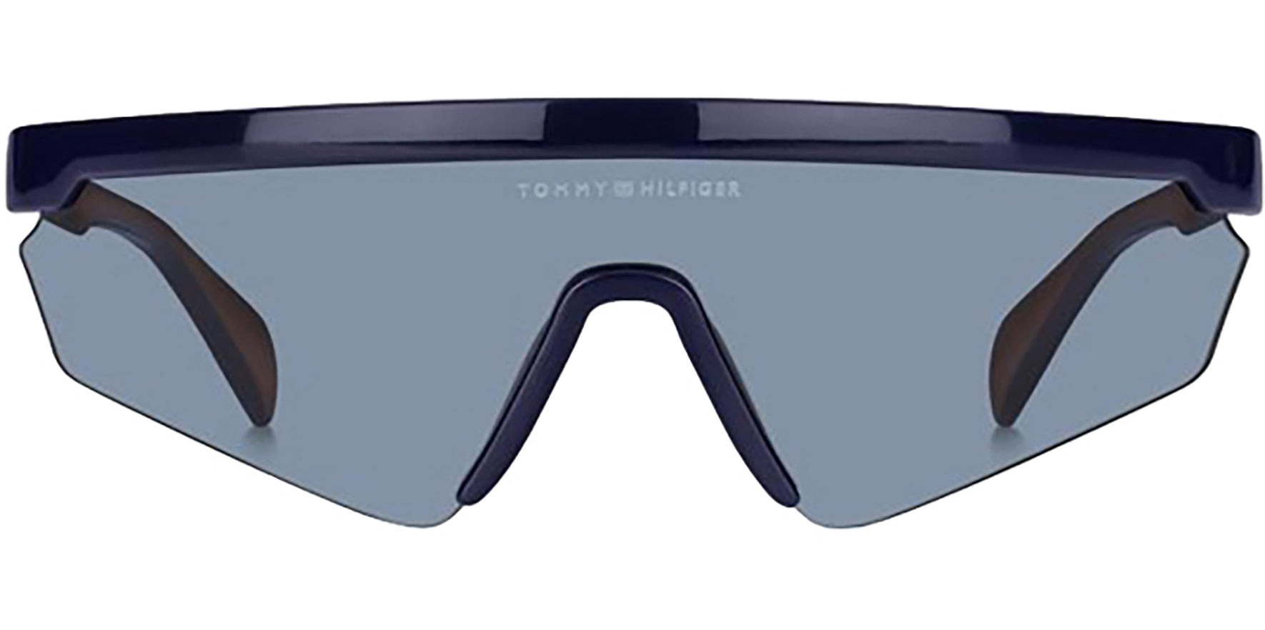 Tommy Hilfiger Men's Semi-Rimless Shield Sport - Eyedictive