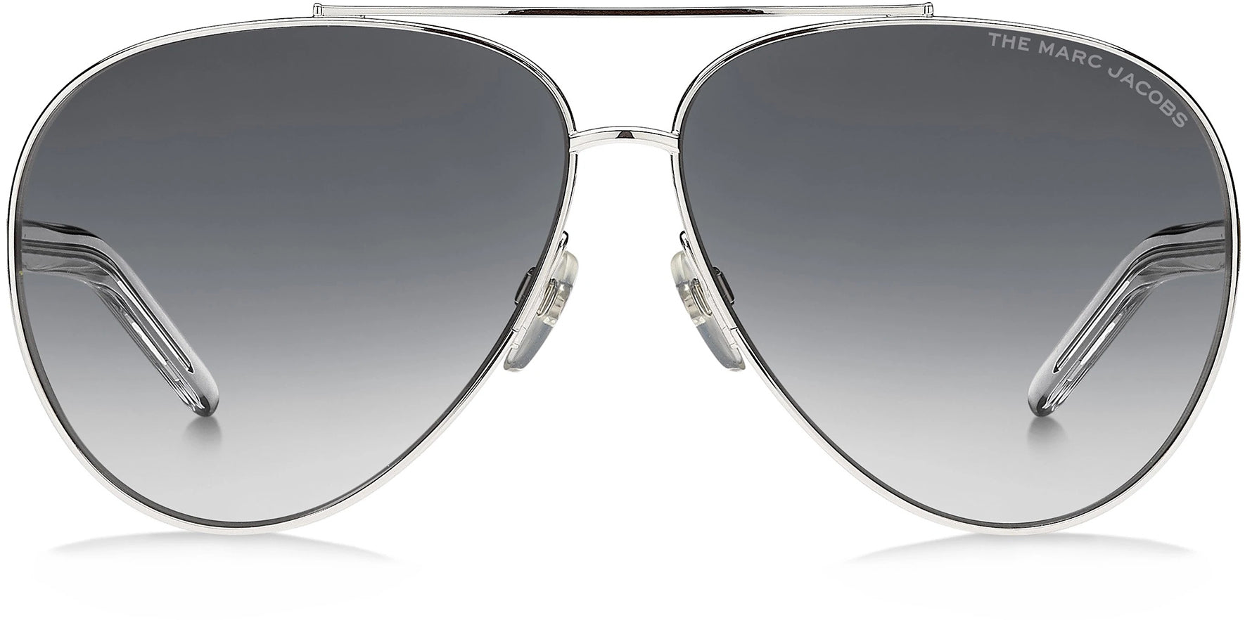 The Marc Jacobs Palladium/Grey Aviator w/ Gradient Lens - Eyedictive