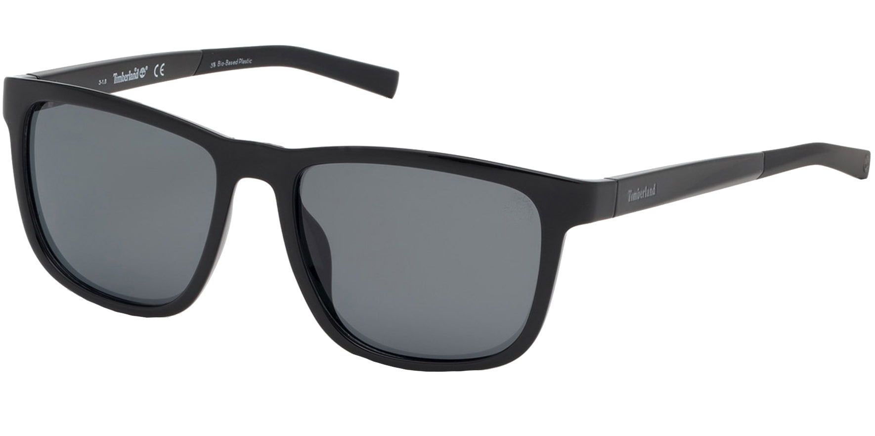 Timberland Earthkeepers Polarized Shiny Black Square Sport - Eyedictive