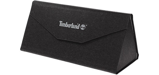 Timberland Polarized Matte Black Aviator w/ Smoke/Blue Flash Lens - Eyedictive