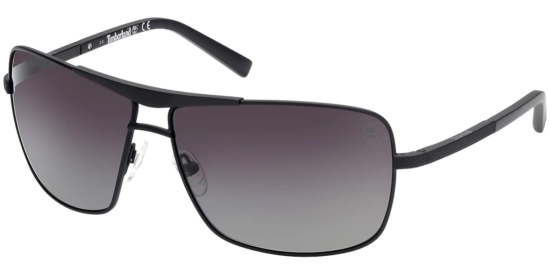 Timberland Polarized Matte Black Navigator - Eyedictive