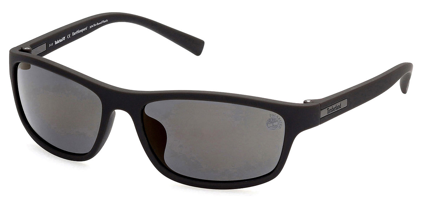 Timberland Polarized Rectangular Sport Wrap - Eyedictive