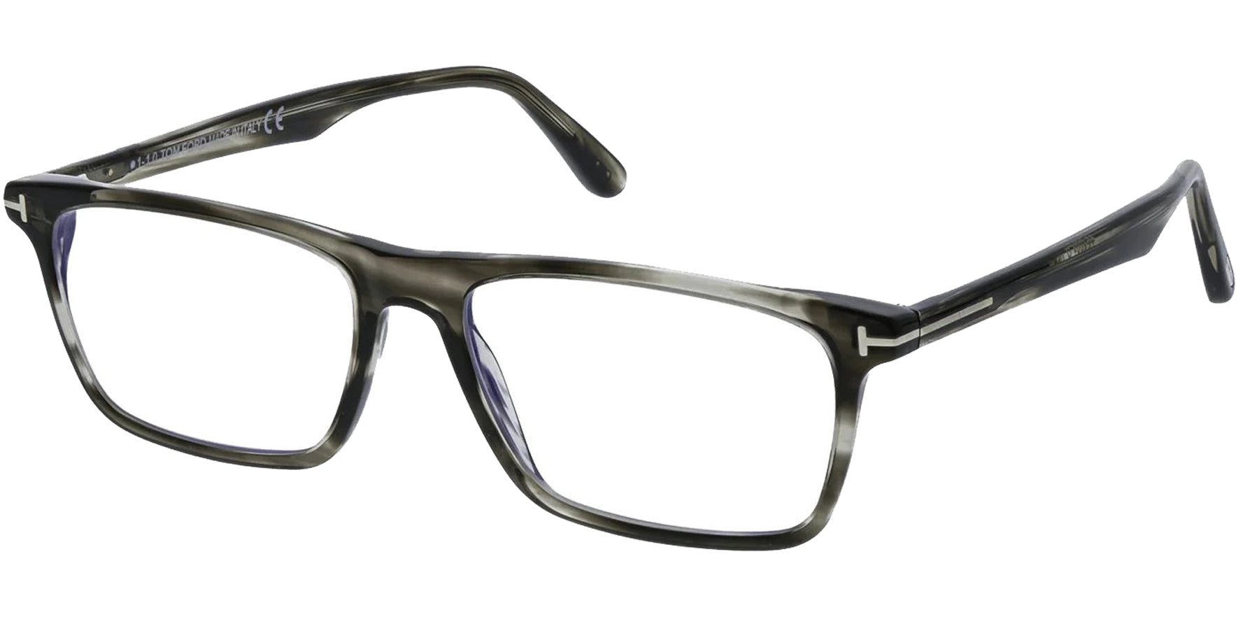 Tom Ford Blue Block Classic Rectangle Eyeglass Frames - Eyedictive