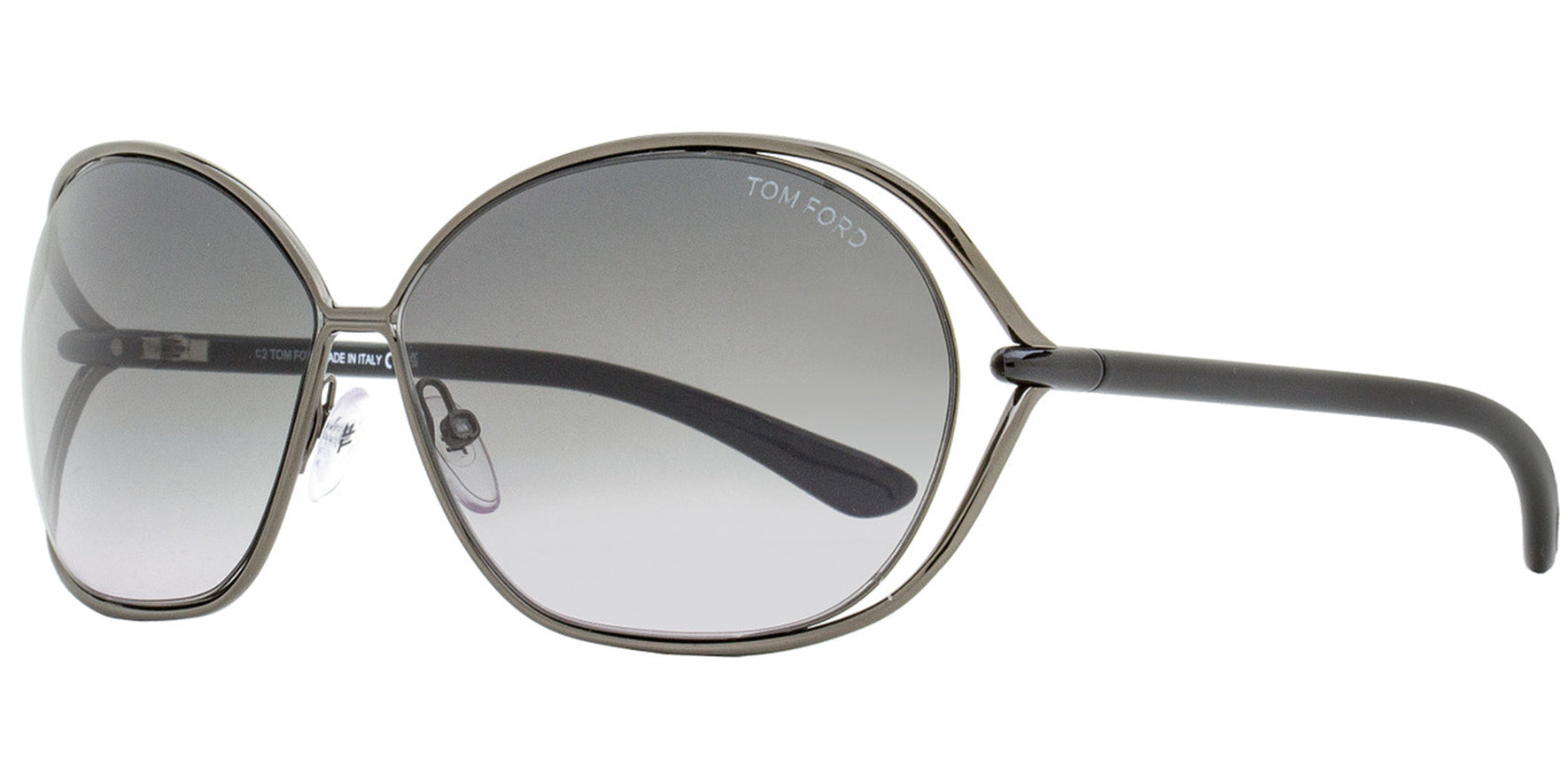 Tom Ford Carla Oval Cutaway w/ Gradient Lens - Eyedictive