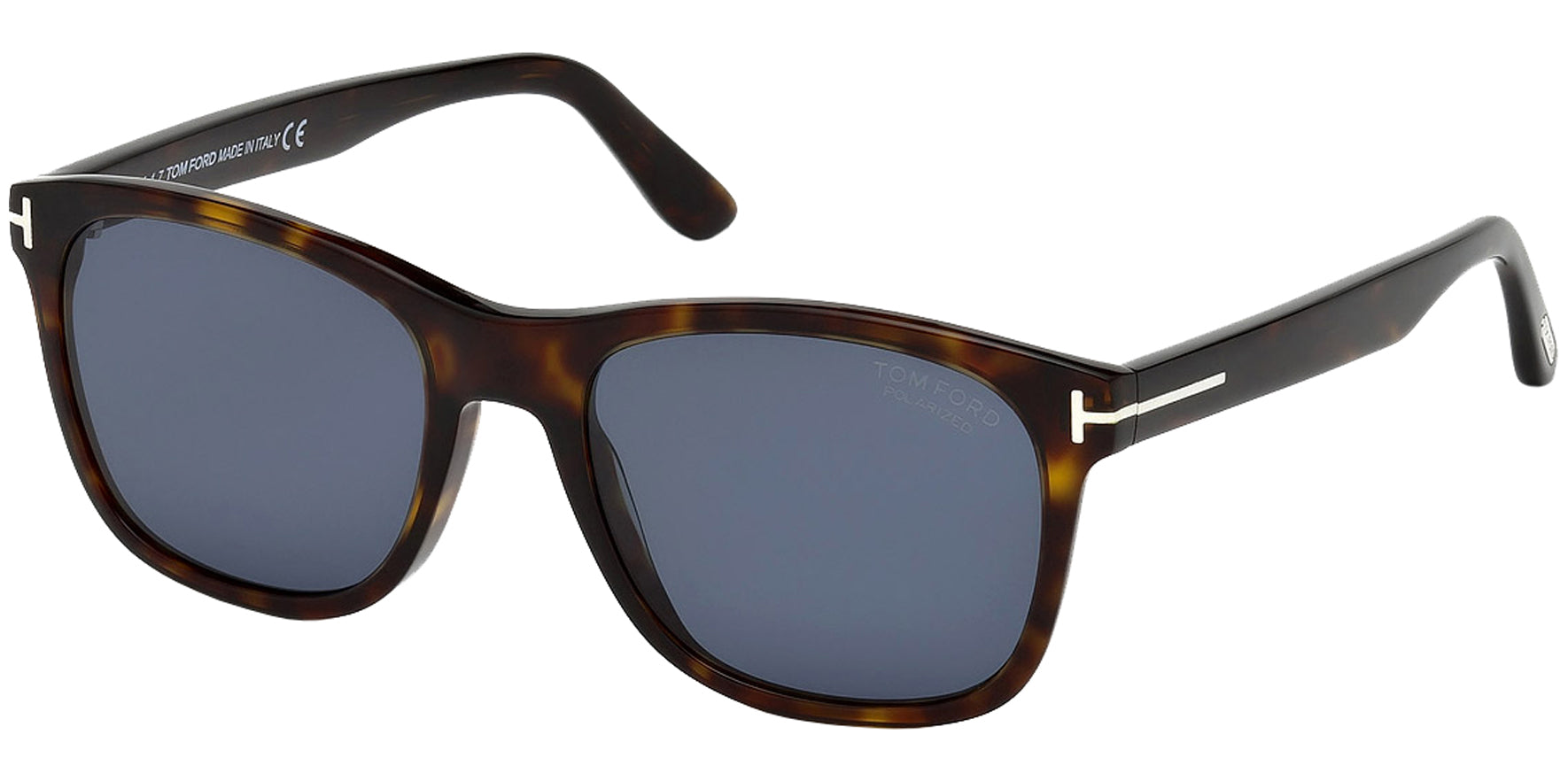 Tom Ford Eric Polarized Dark Havana Square - Eyedictive