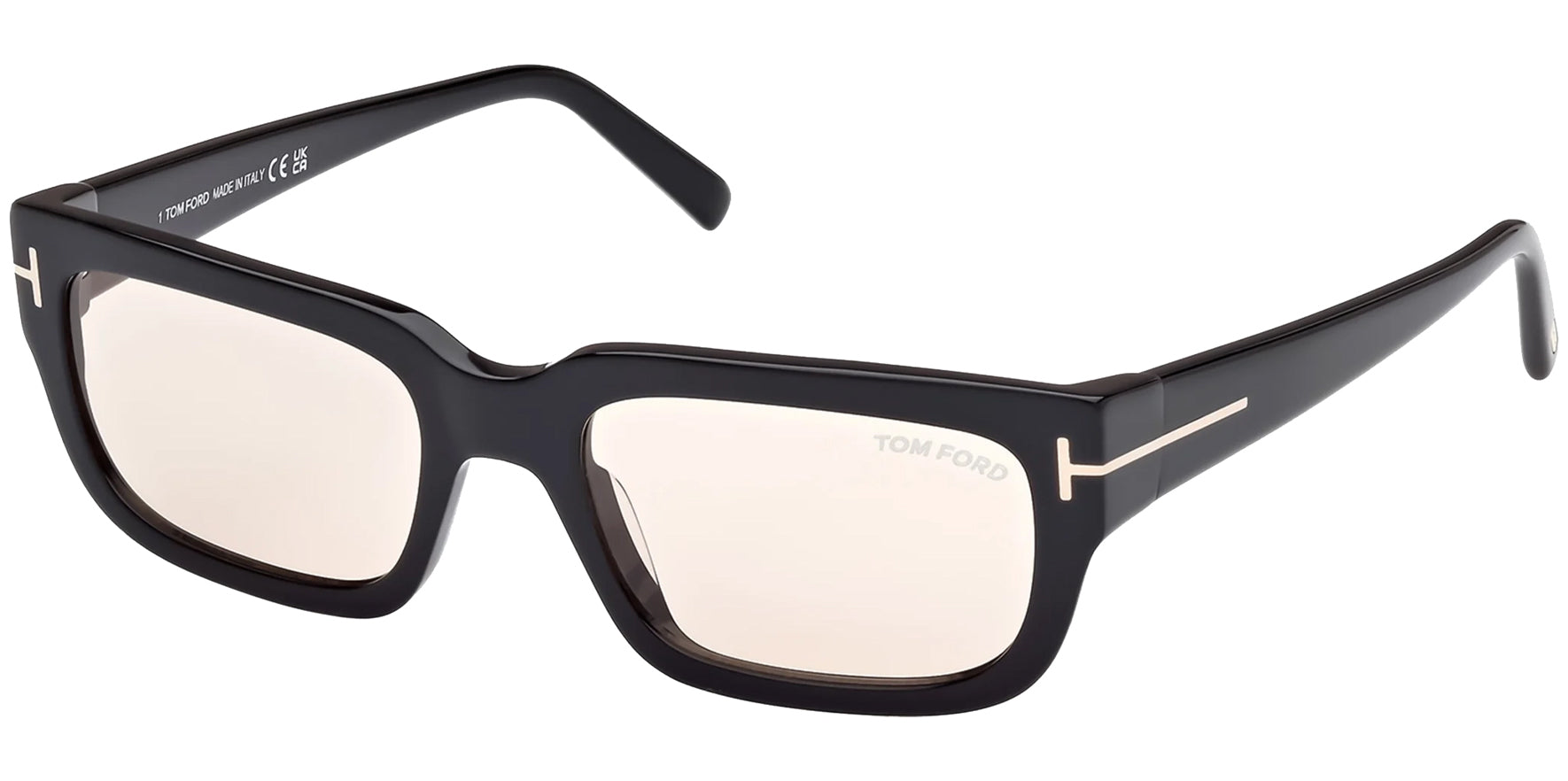 Tom Ford Ezra Photochromic Black Rectangle - Eyedictive