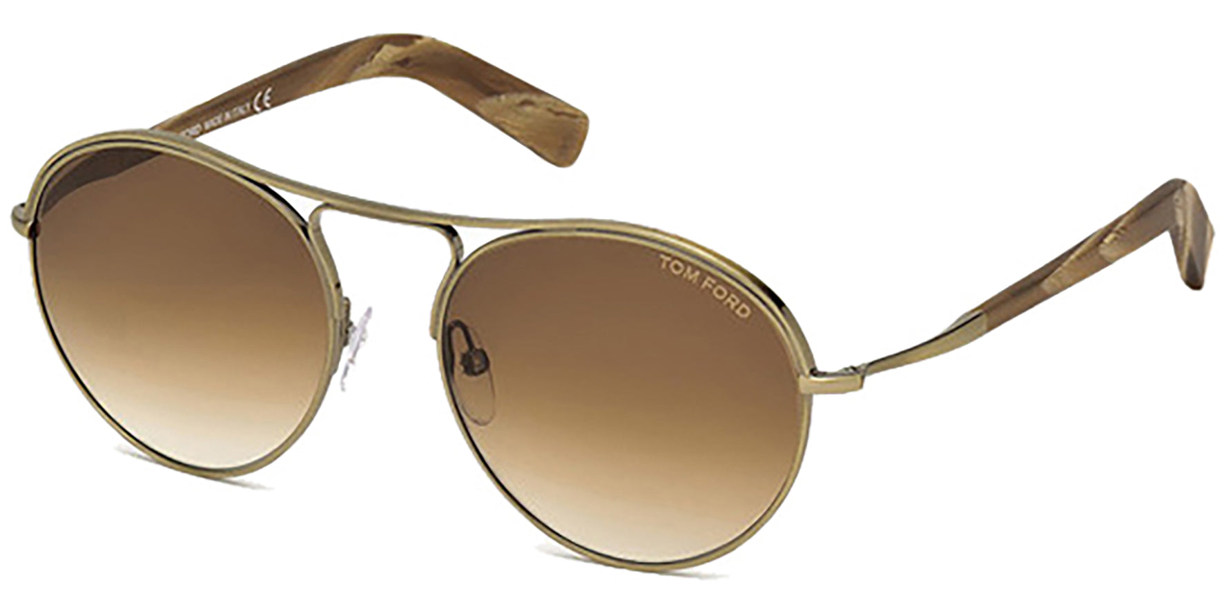 Tom Ford Jessie Vintage Round Metal Gradient - Eyedictive