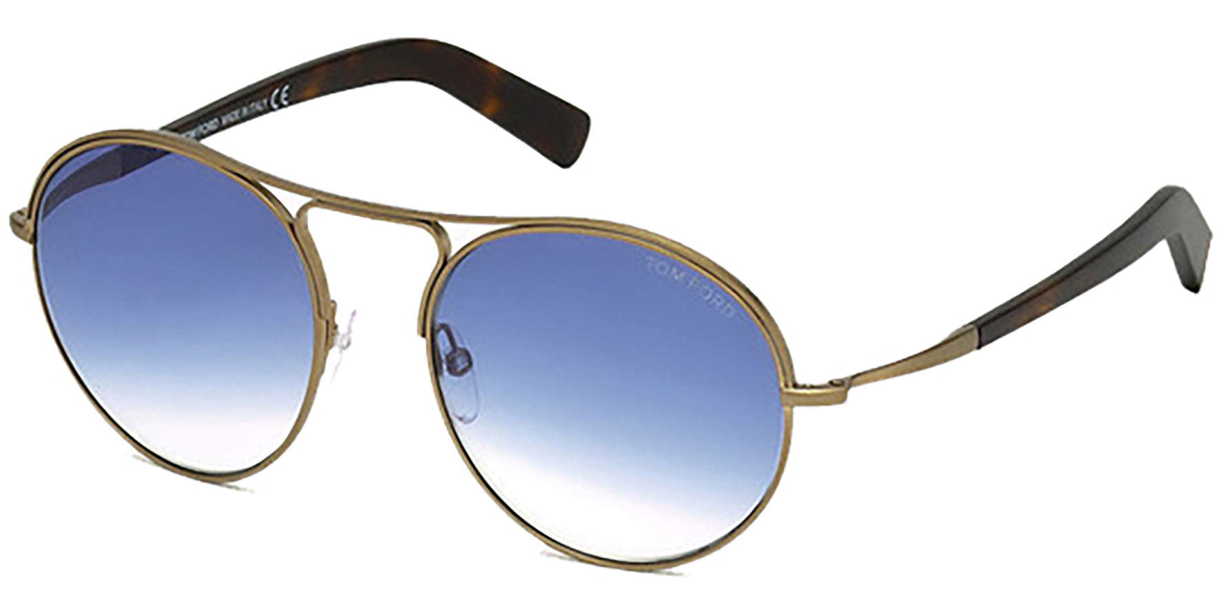 Tom Ford Jessie Vintage Round Metal Gradient - Eyedictive