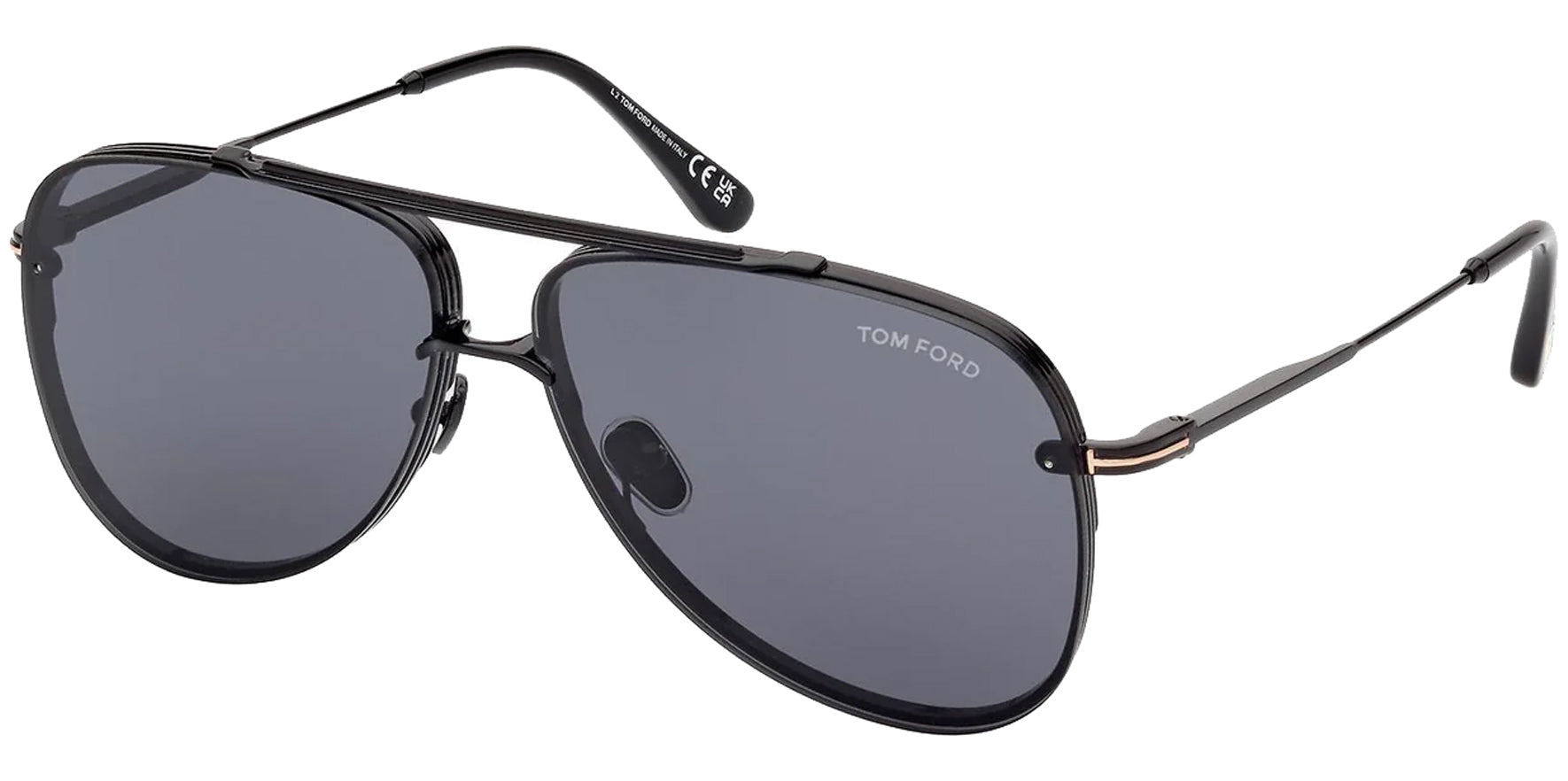 Tom Ford Leon Lens-Over-Frame Aviator - Eyedictive