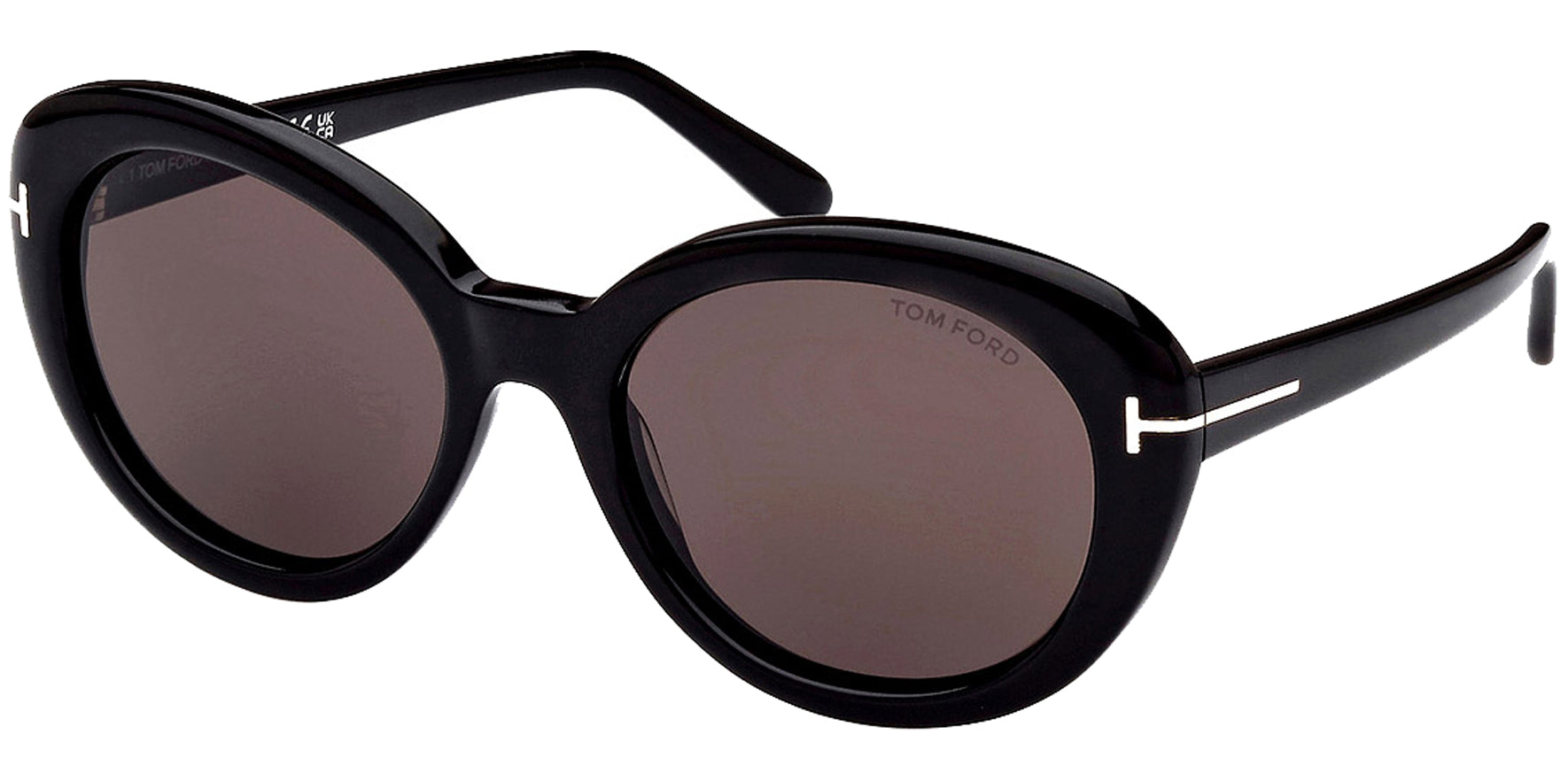 Tom Ford Lily Shiny Black Chunky Oval - Eyedictive