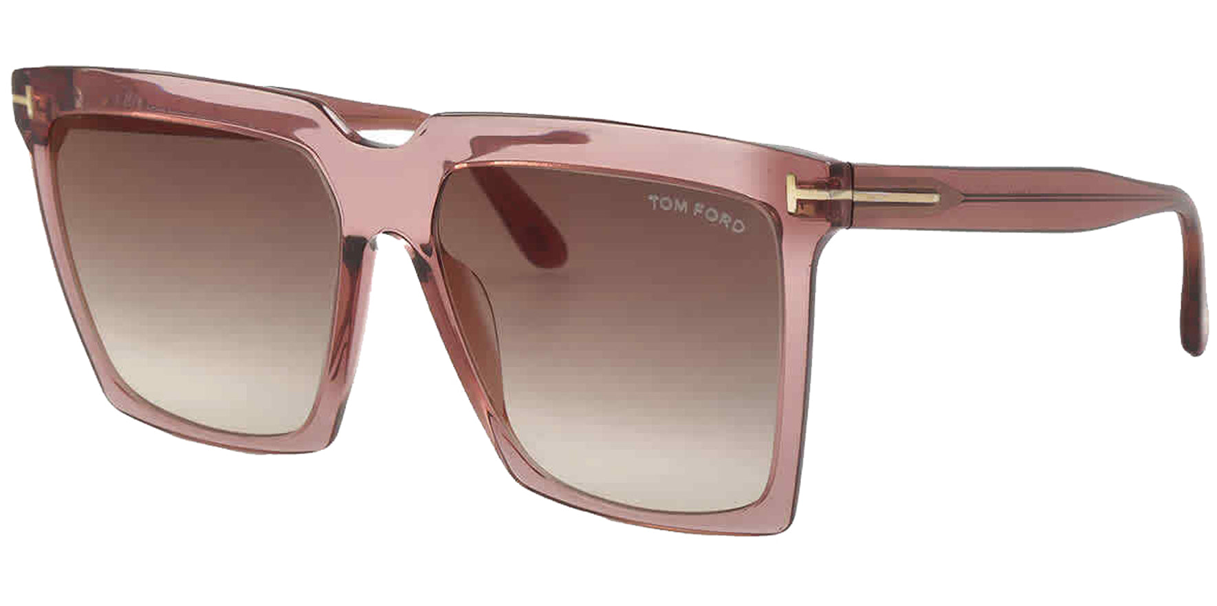 Tom Ford Sabrina Oversized Square Sunglasses w/ Gradient Lens - Eyedictive