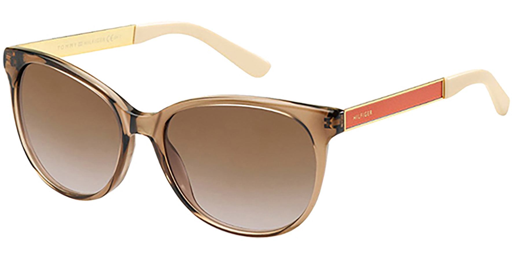 Tommy Hilfiger Brown Cat-Eye w/ Gradient Lens - Eyedictive