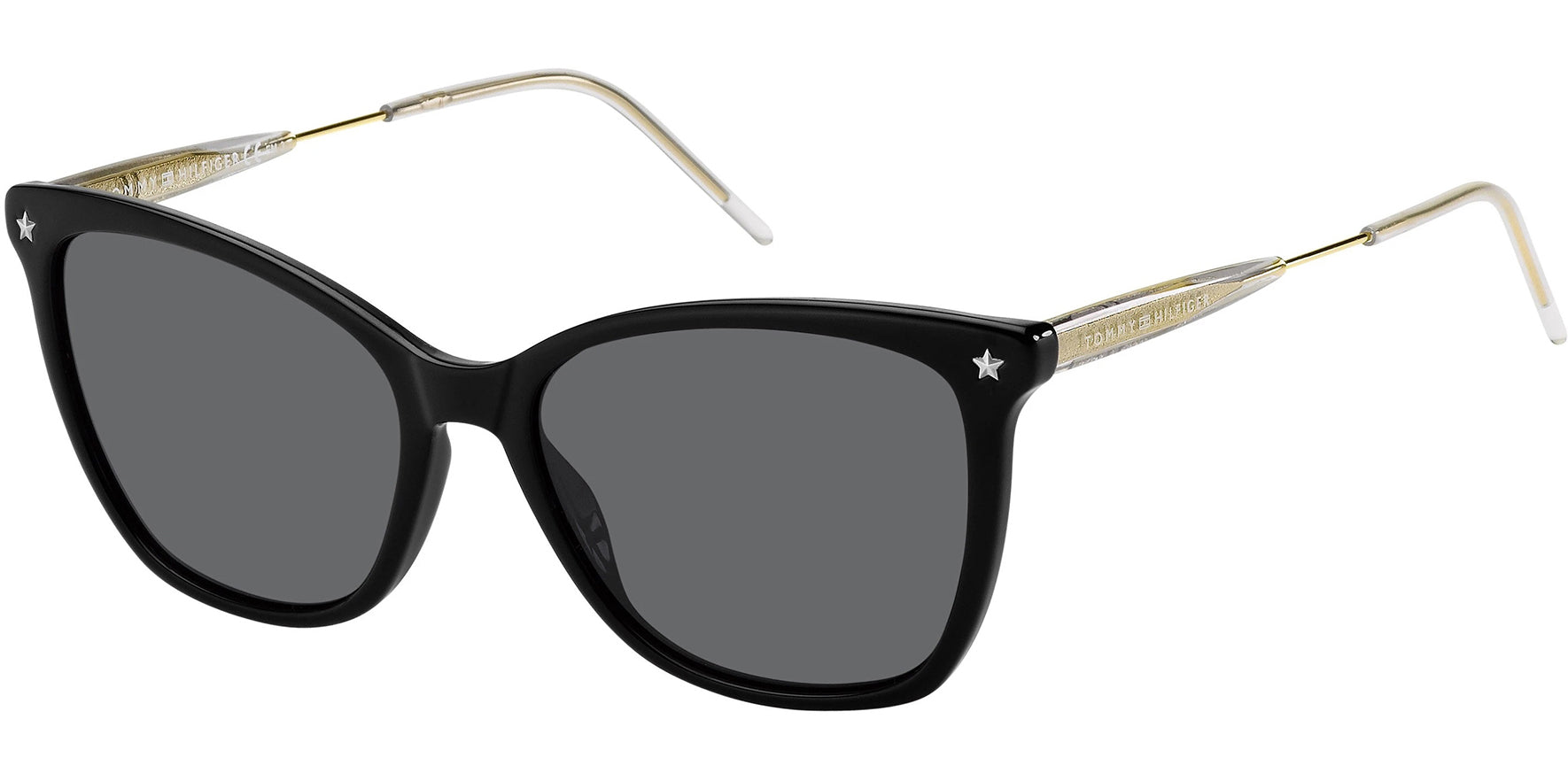 Tommy Hilfiger Black Squared Cat Eye - Eyedictive