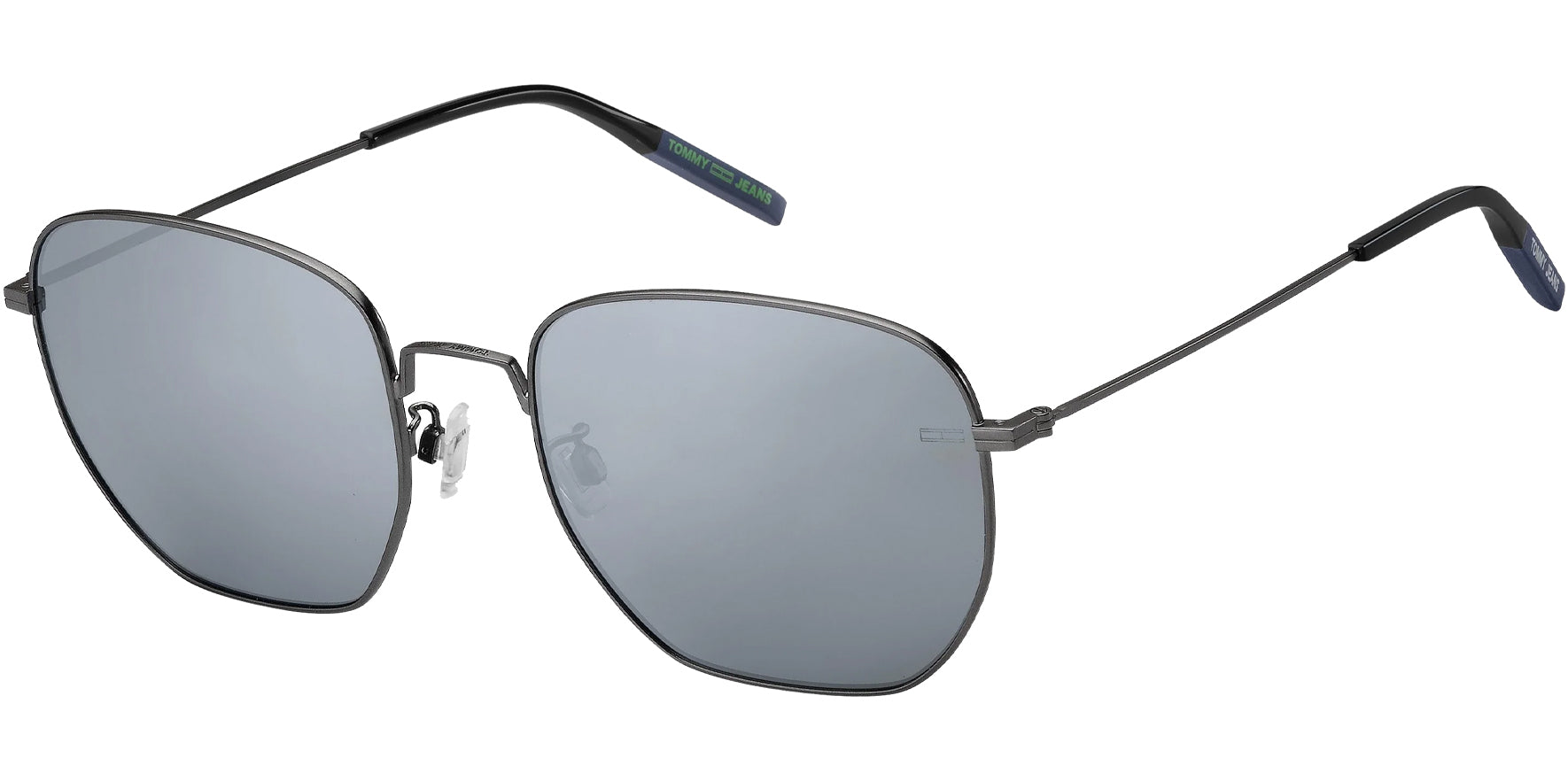 Tommy Hilfiger Matte Dark Ruthenium Geometric - Eyedictive