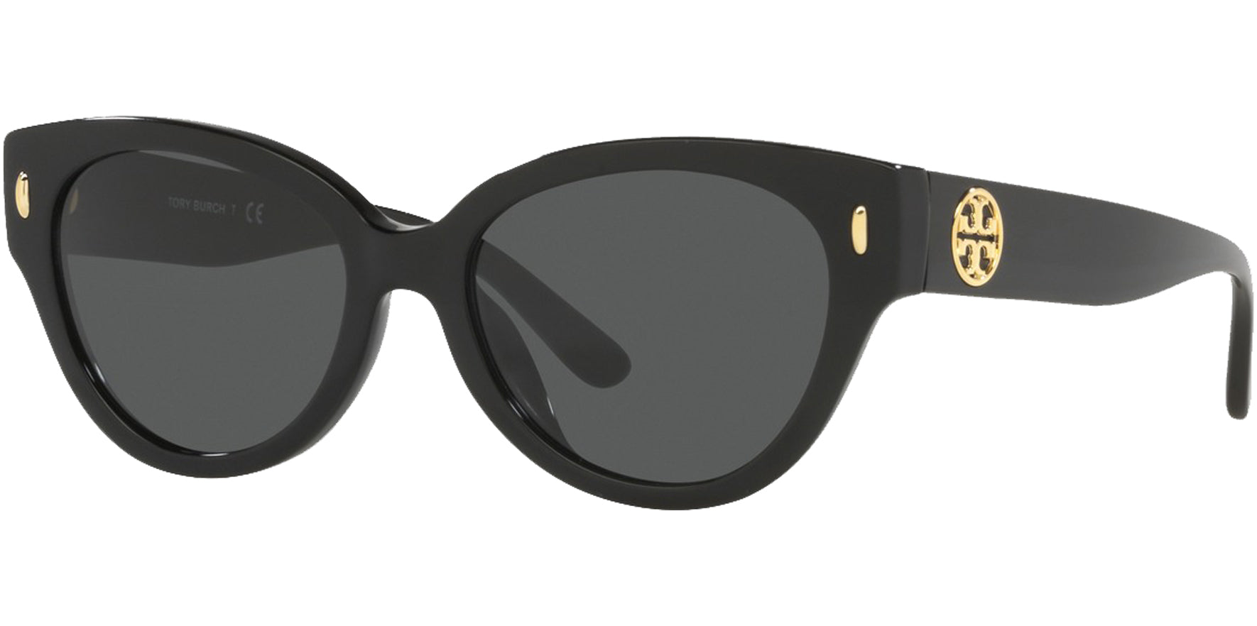 Tory Burch Black Oval Cat Eye - Eyedictive