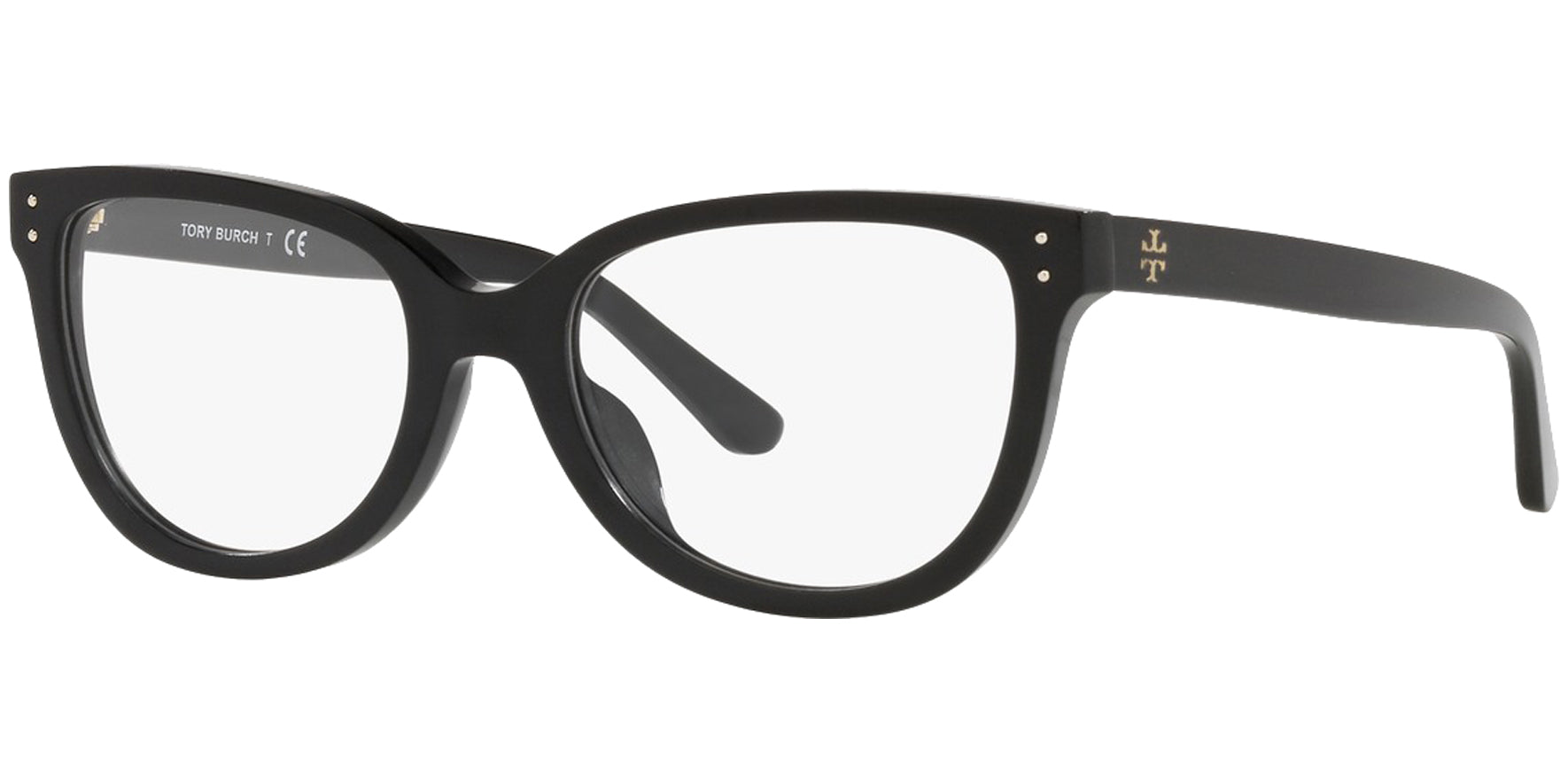 Tory Burch Black Rounded Cat Eye Eyeglass Frames - Eyedictive