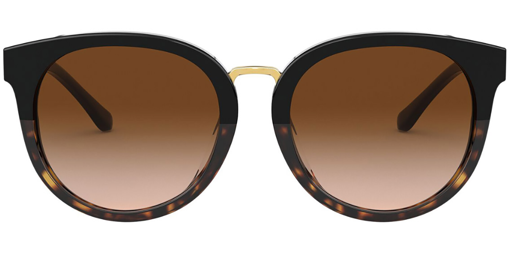 Tory Burch Black/Tortoise Round w/ Gradient Lens - Eyedictive