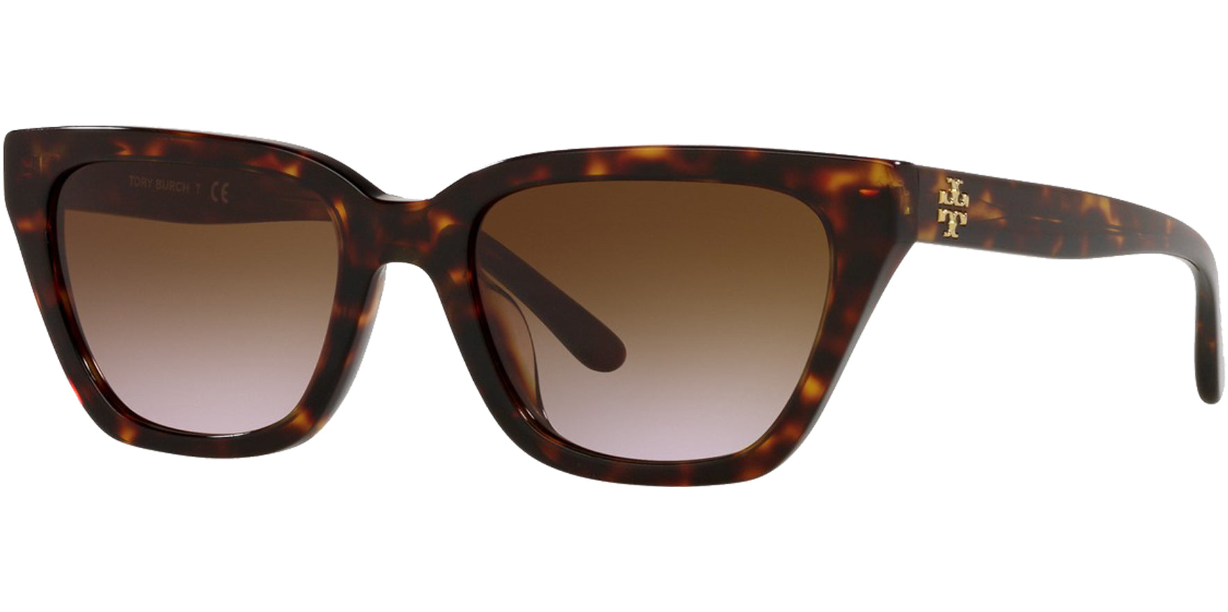 Tory Burch Dark Tortoise Cat Eye w/ Gradient Lens - Eyedictive