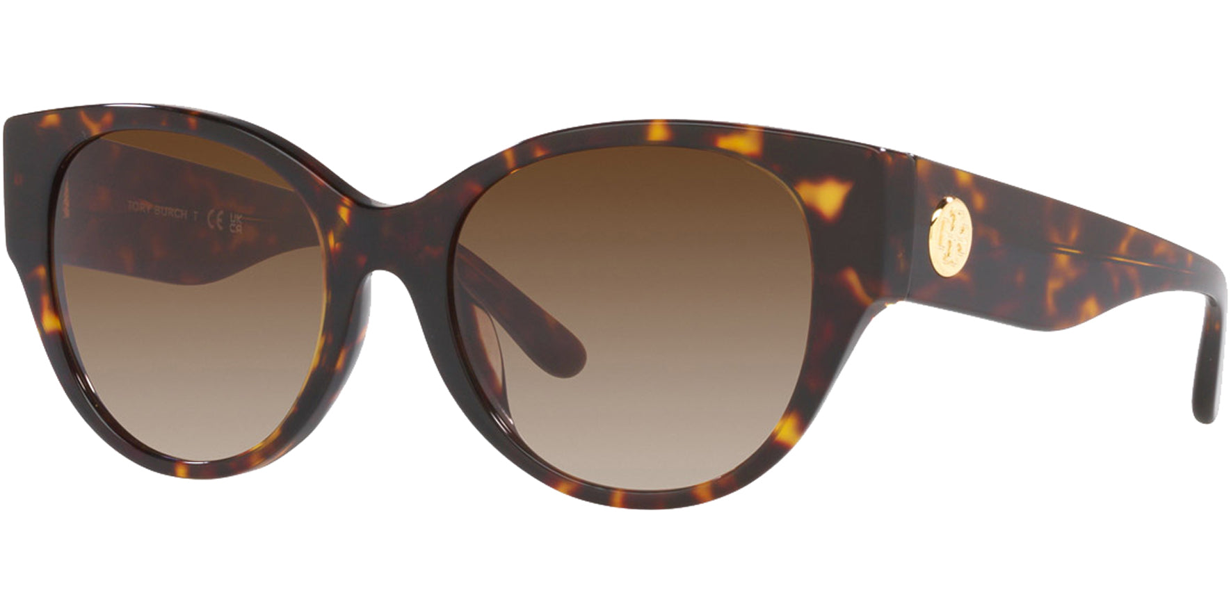 Tory Burch Wide Temple Round Cat Eye - Eyedictive