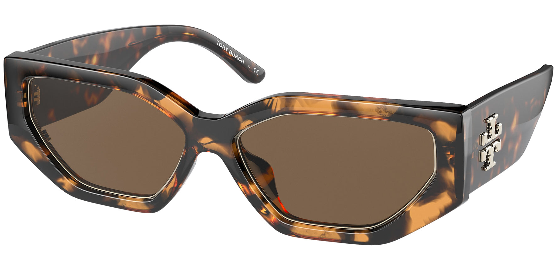 Tory Burch Kira Chunky Geometric Cat-Eye