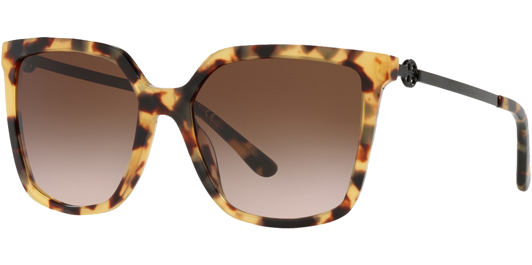 Tory Burch Tokyo Tortoise Butterfly w/ Gradient Lens - Eyedictive