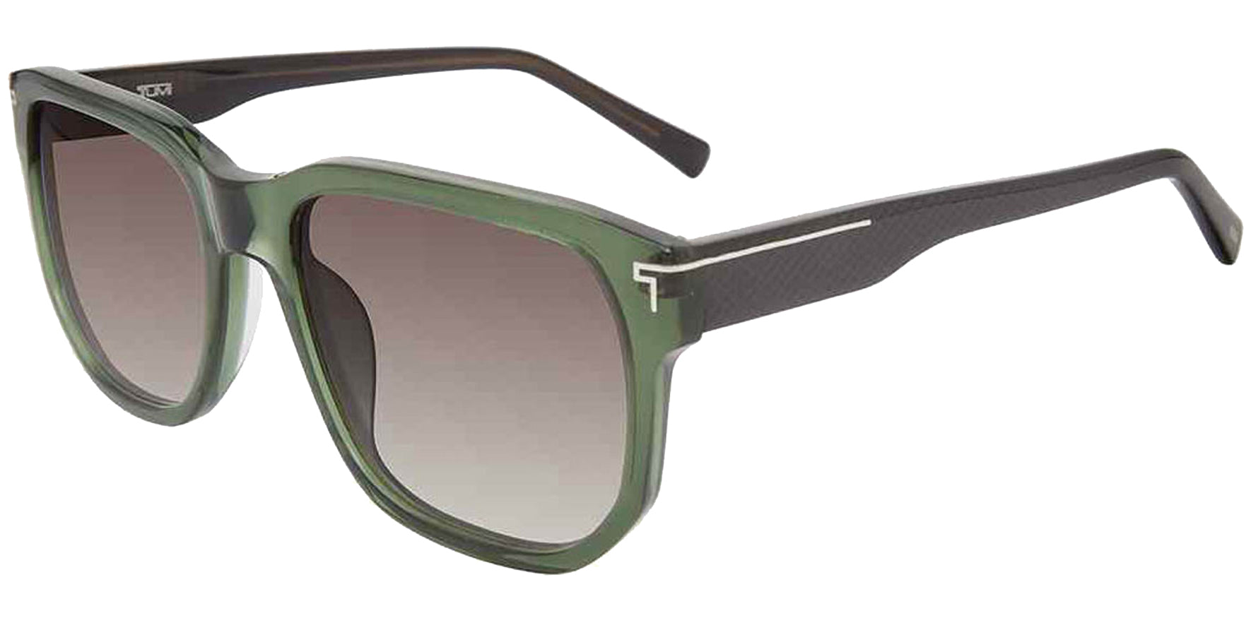 Tumi Crystal Green Geometric Square w/ Gradient Lens - Eyedictive