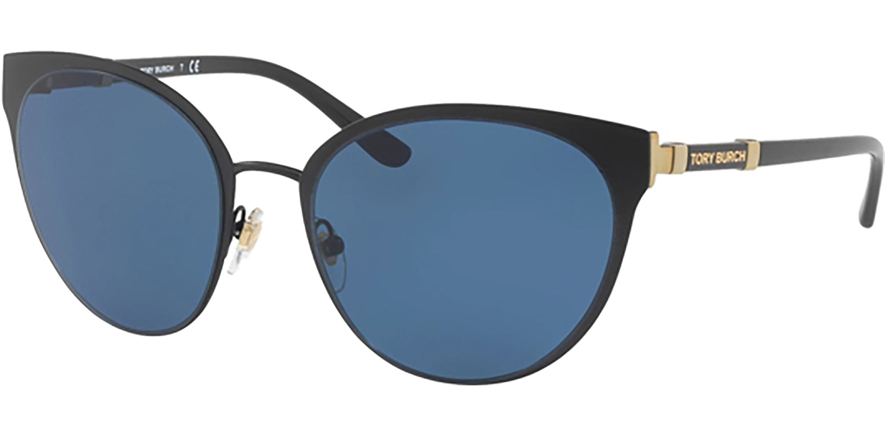 Tory Burch Black Cat Eye w/ Navy Lens - Eyedictive