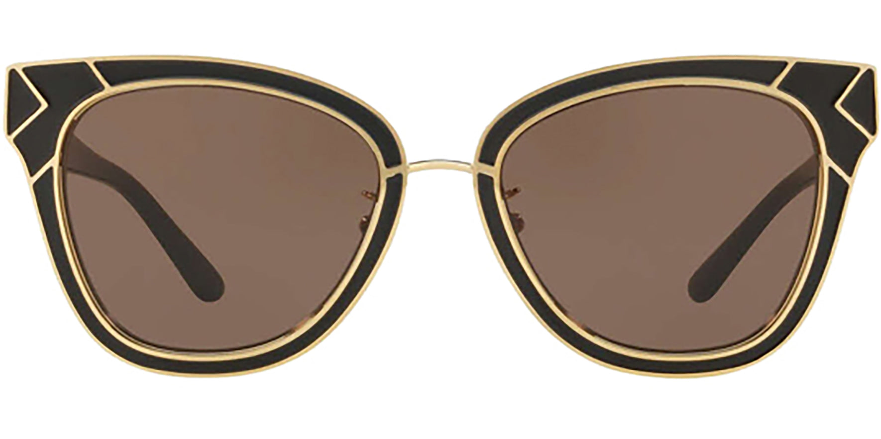 Tory Burch Black/Gold-Tone Cat Eye - Eyedictive