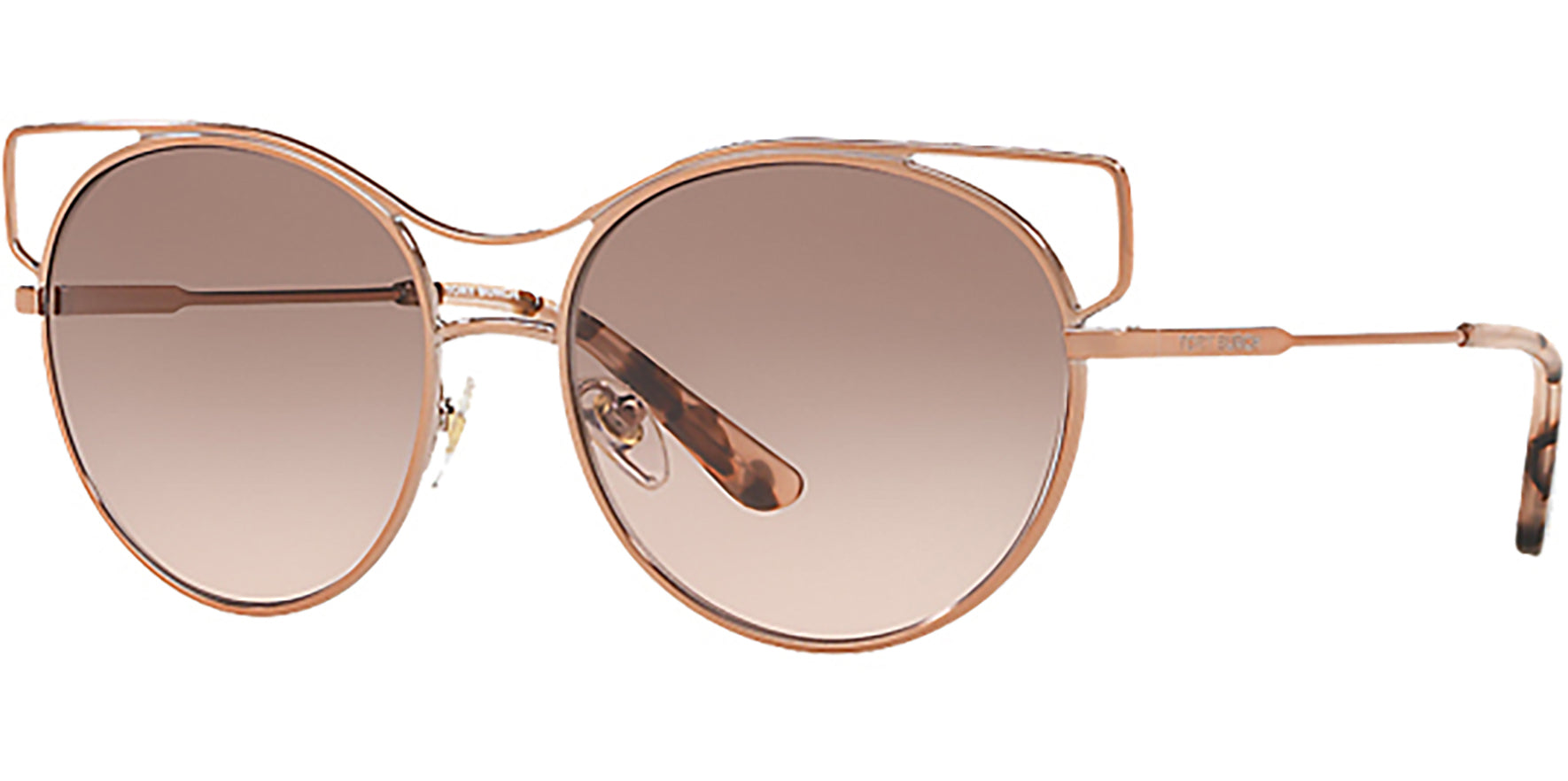 Tory Burch Shiny Rose Gold Cat Eye - Eyedictive